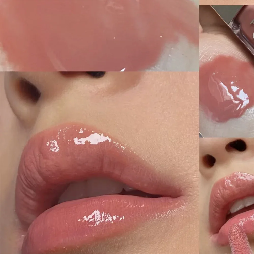 FB Gloss Bomb Cream Color Drip Lip Cream Heat Liquid Lipstick Hydrating Plumping Long Lasting Lip Gloss Lip Makeup for Women 9ml