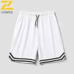 Men's Fitness Sport Shorts Quick Dry Breathable Summer Running Training Basketball 5 Point Pants Street Hip Hop Loose Gym Shorts