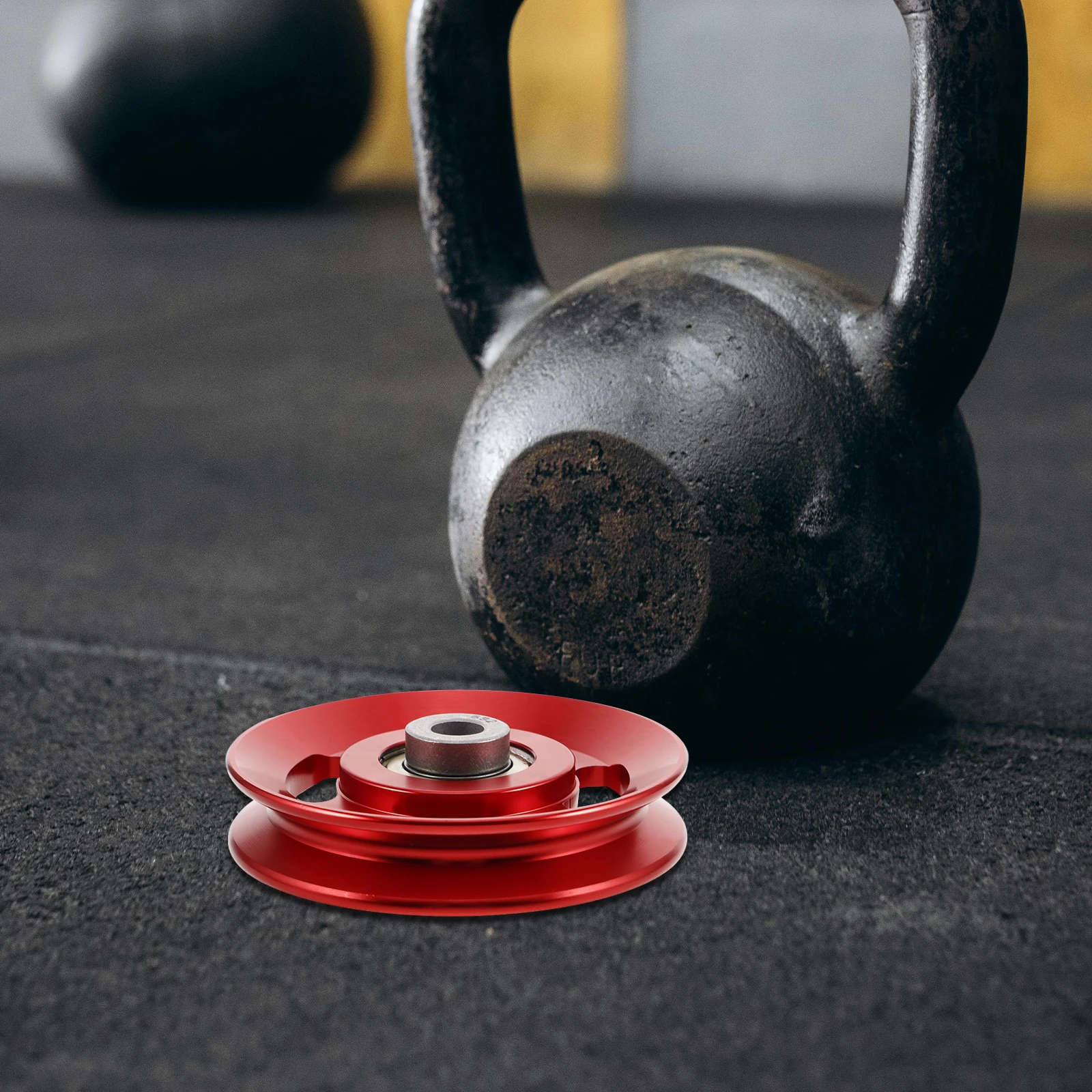 

Aluminum Pulley Bracket Accessories for Weight Lifting Durable Smooth Fitness Equipment Bearings Universal Gym Replacement