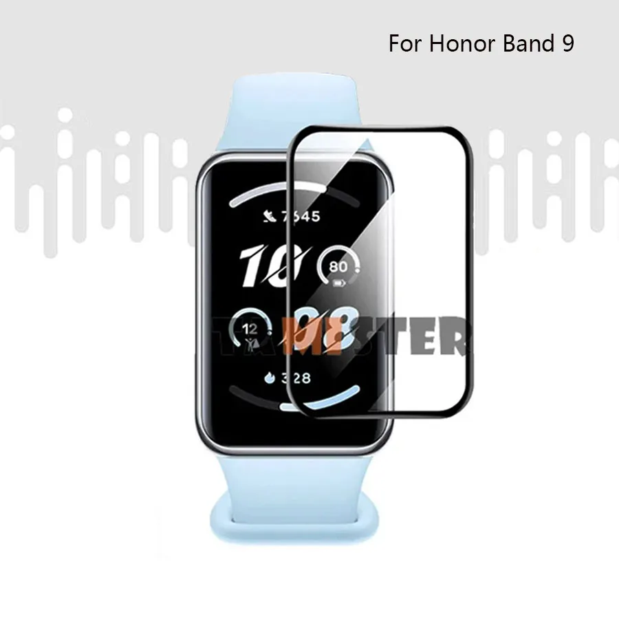 

Изогнутая 3d-пленка для смарт-часов Huawei Band 9, защита экрана HD от царапин для Honor Band9, не стекло