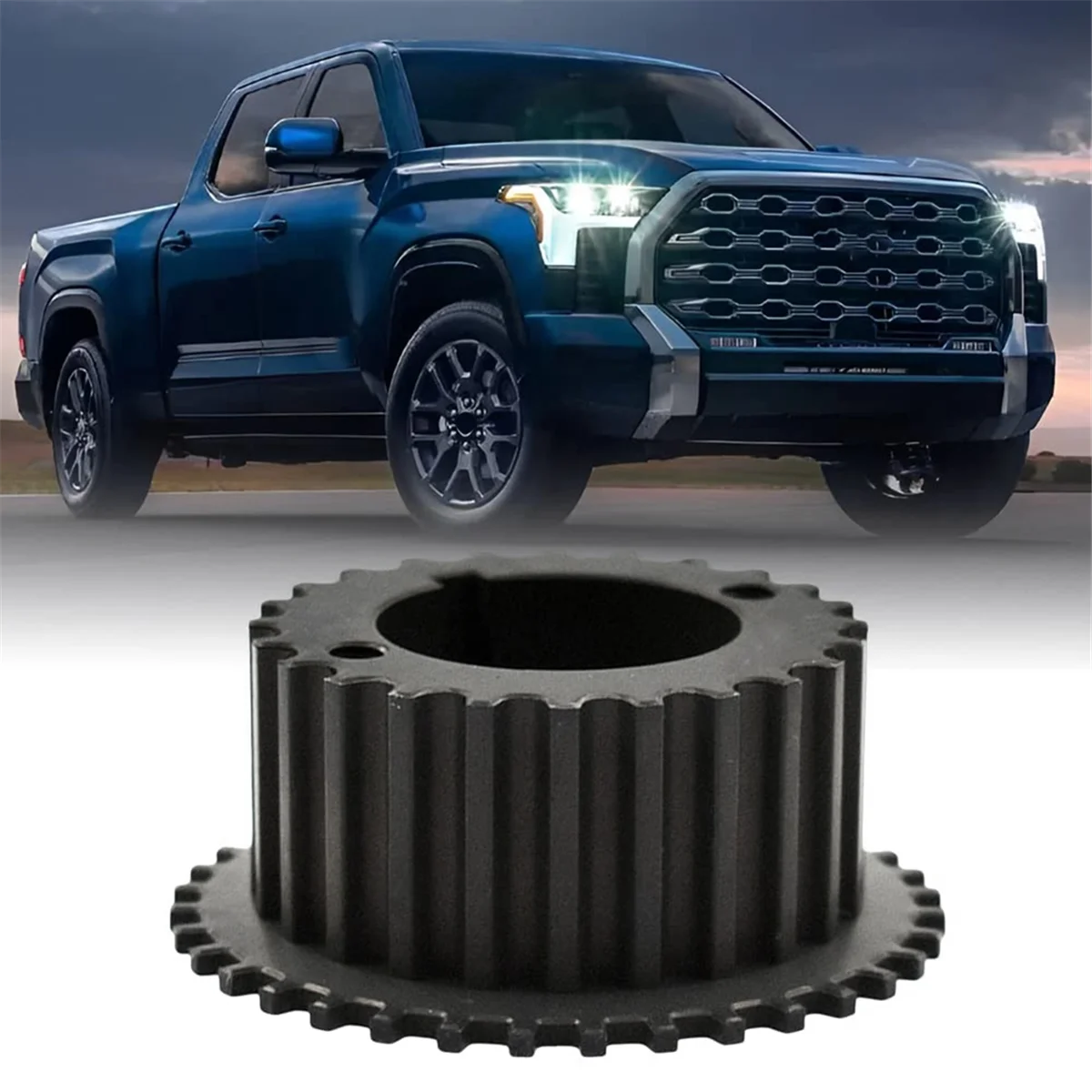 13521-62031 Crankshaft Teeth Crankshaft Timing Pulley Tensioner Gear for Toyota Tundra V6 Tacoma 4Runner