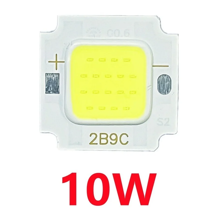 Ecob-LEDチップライト,ウォームホワイト,ライト,スポット,日曜大工用,70W,60W,50W,40W,30W,20W