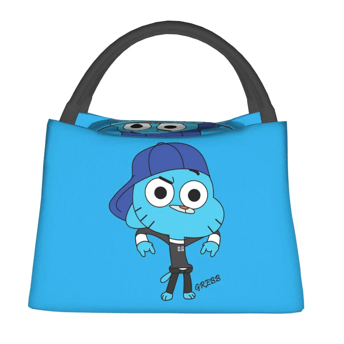 

Gumball Watterson The Amazing World Of Gumball Anime Insulated Lunch Bag for Women Kids Food Boxes Thermal Lunch Box Tote