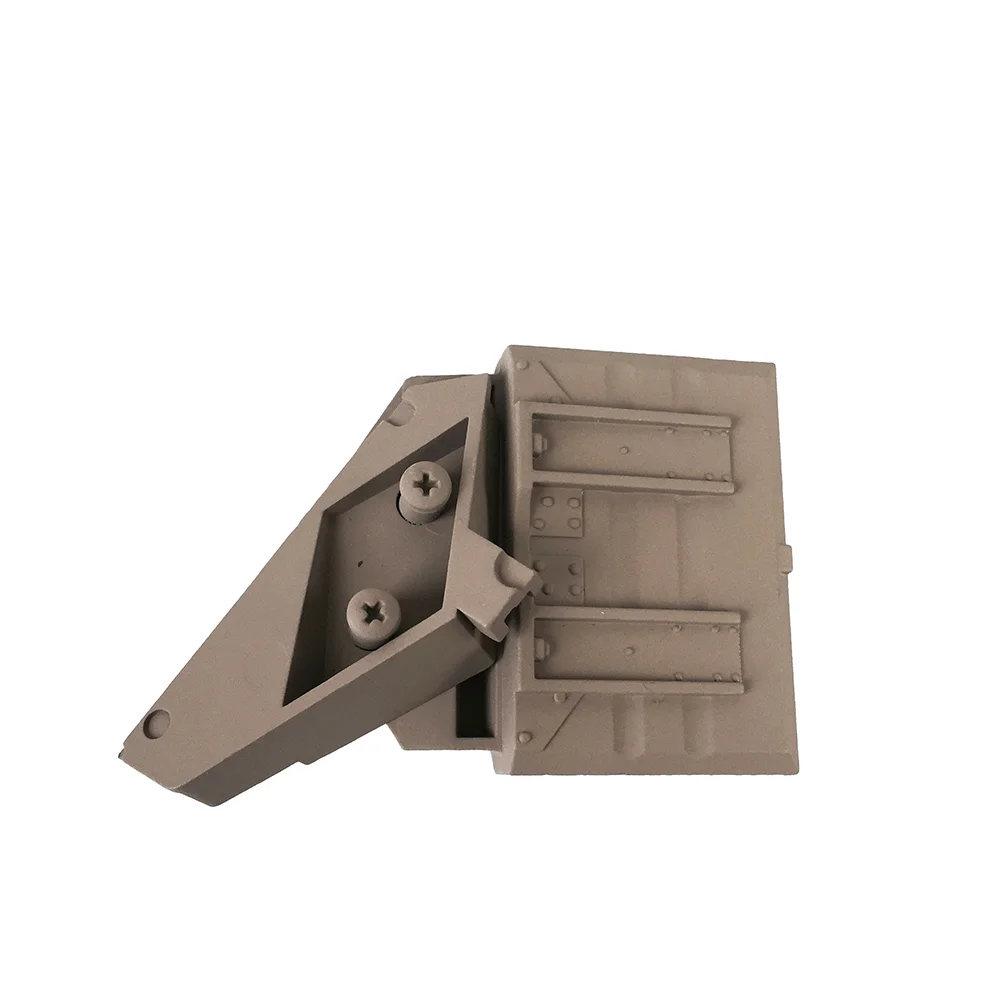 DIY 1/16 Leopard2A6 RC 탱크 3889 TH19394-SMT4 용 연막 발사기 장식 예비 부품