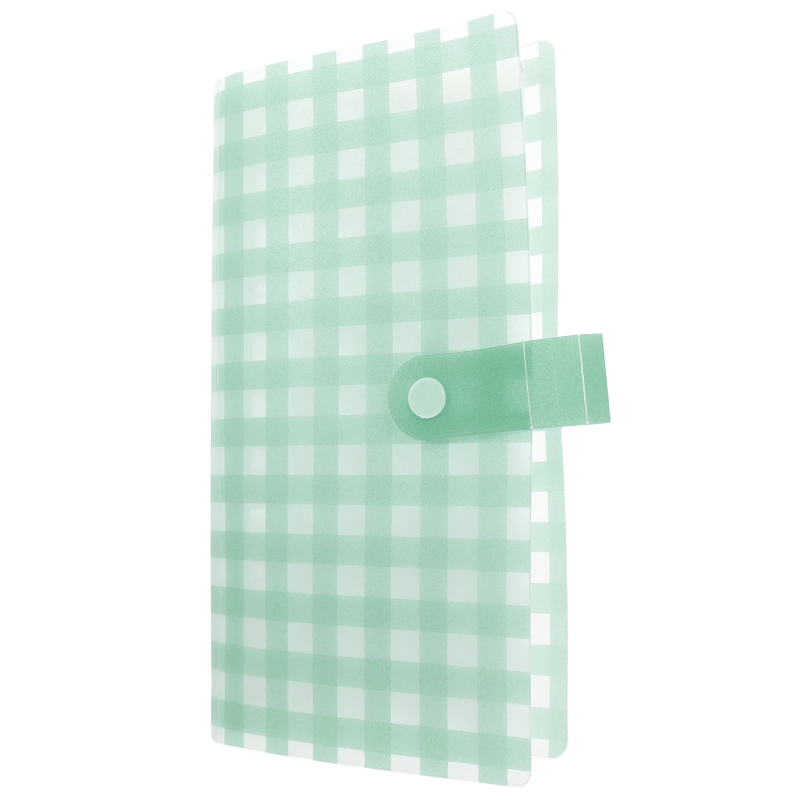 

240-Slot Frosted Business Card Album Compact Photocard Organizer Portable Name Card Holder Travel Storage Solution Button