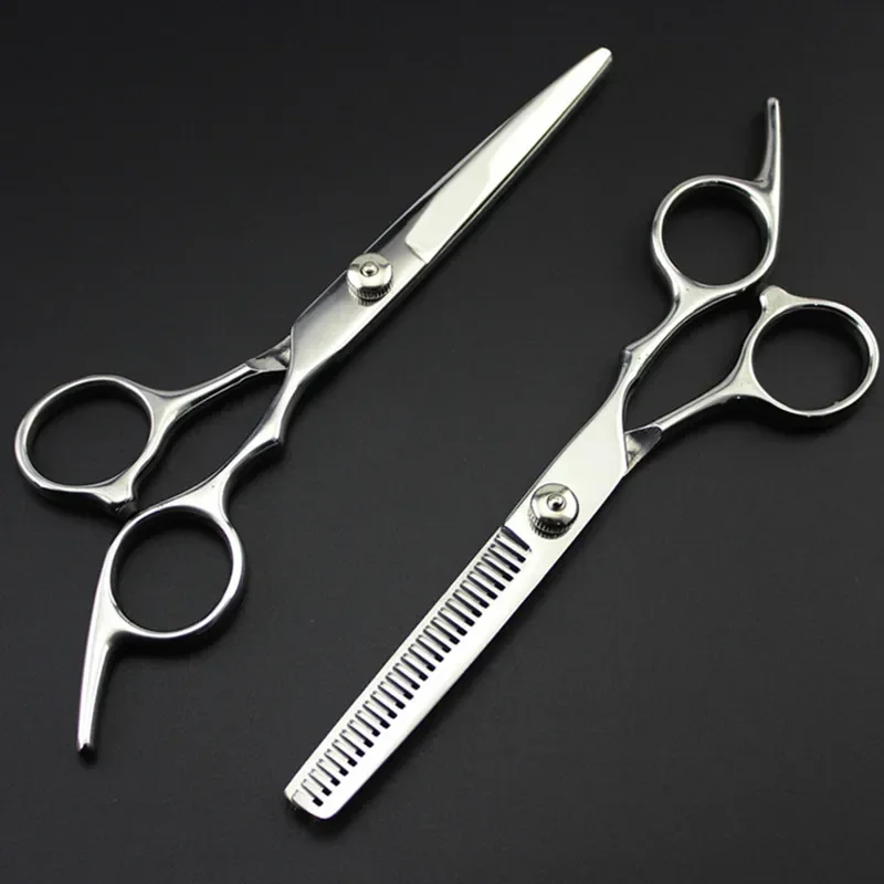 Japan 6cr steel 6'' cut hair scissors haircut sissors thinning barber makas haircutting hair cutting shears hairdresser scissors