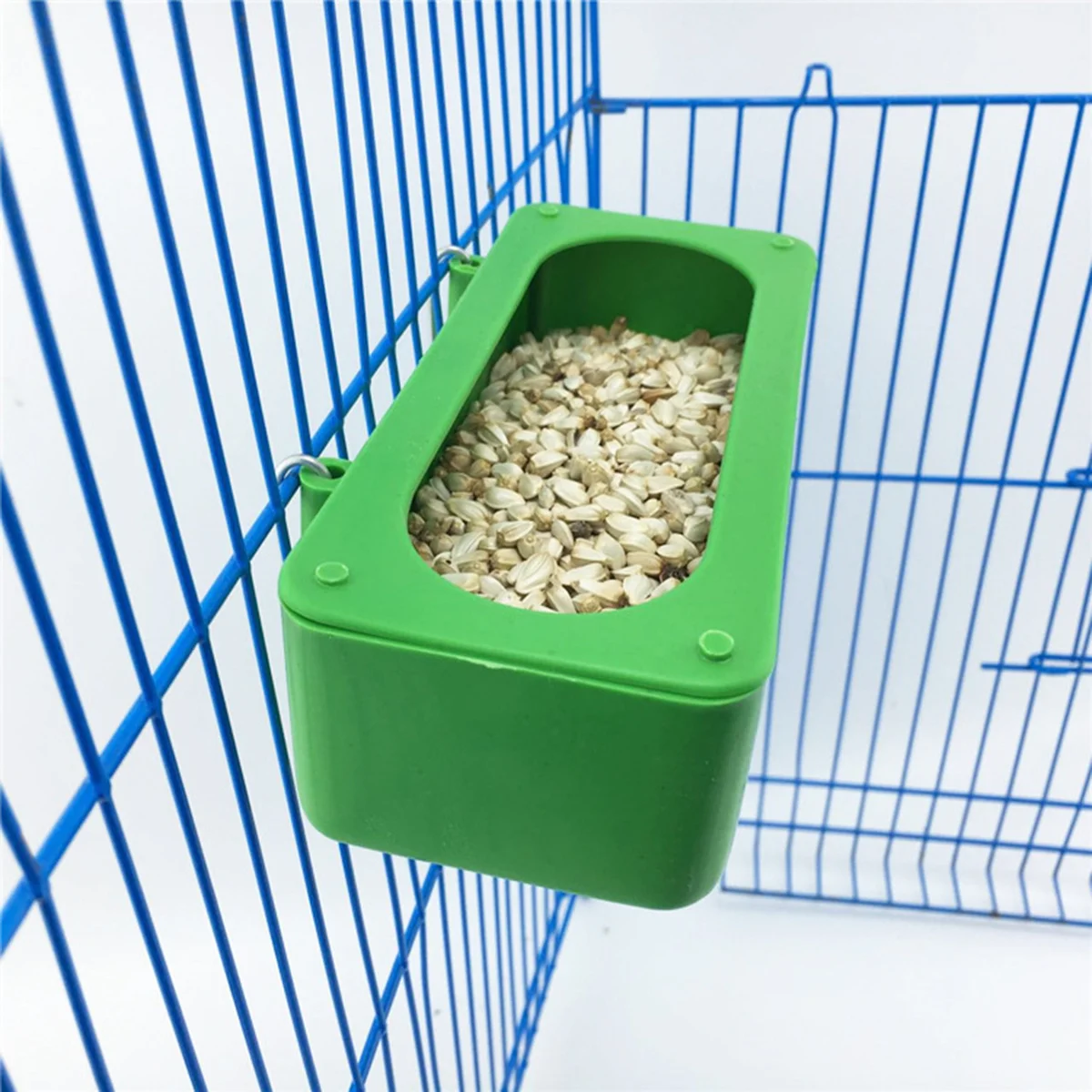 

3 pcs Splash-Proof Ceramic Feeding Bowl Thickened Non-Slip Base For Bird Cage Pet Food Container Parrot Resin Bowl