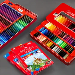 Faber Castell Oil Colored Pencils Set 36/48/72 Colors Wooden Painting Pencil Professional Sketch Colouring Drawing Art Supplies