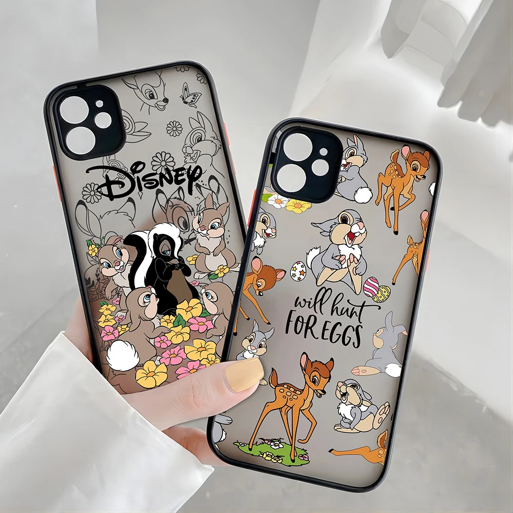 Disneys Funny Thumper Bambi Funda Phone Case For Xiaomi Redmi Note 13 12 11 10 10C 10X 9 9A 9T 9C 8 7 Pro Plus 5G Matte Cover