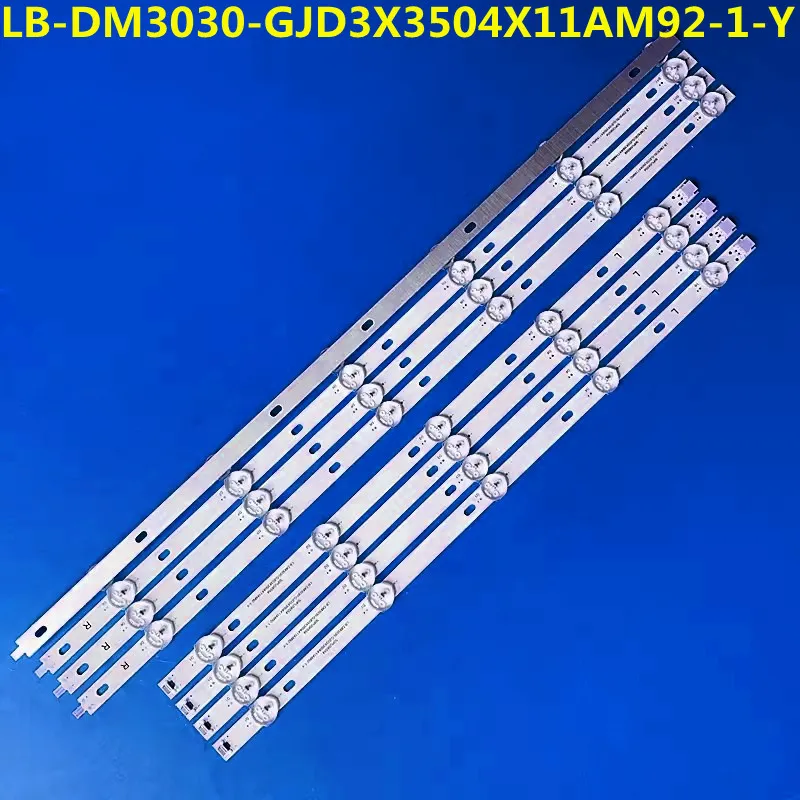 5set LED Backlight Strip For LB-DM3030-GJD3X3504X11AM92-1-Y 50PUS6203 50PUS6504/12 50PUS6554 50PUS7505 50PUS7555 TPT500B5-U1T012