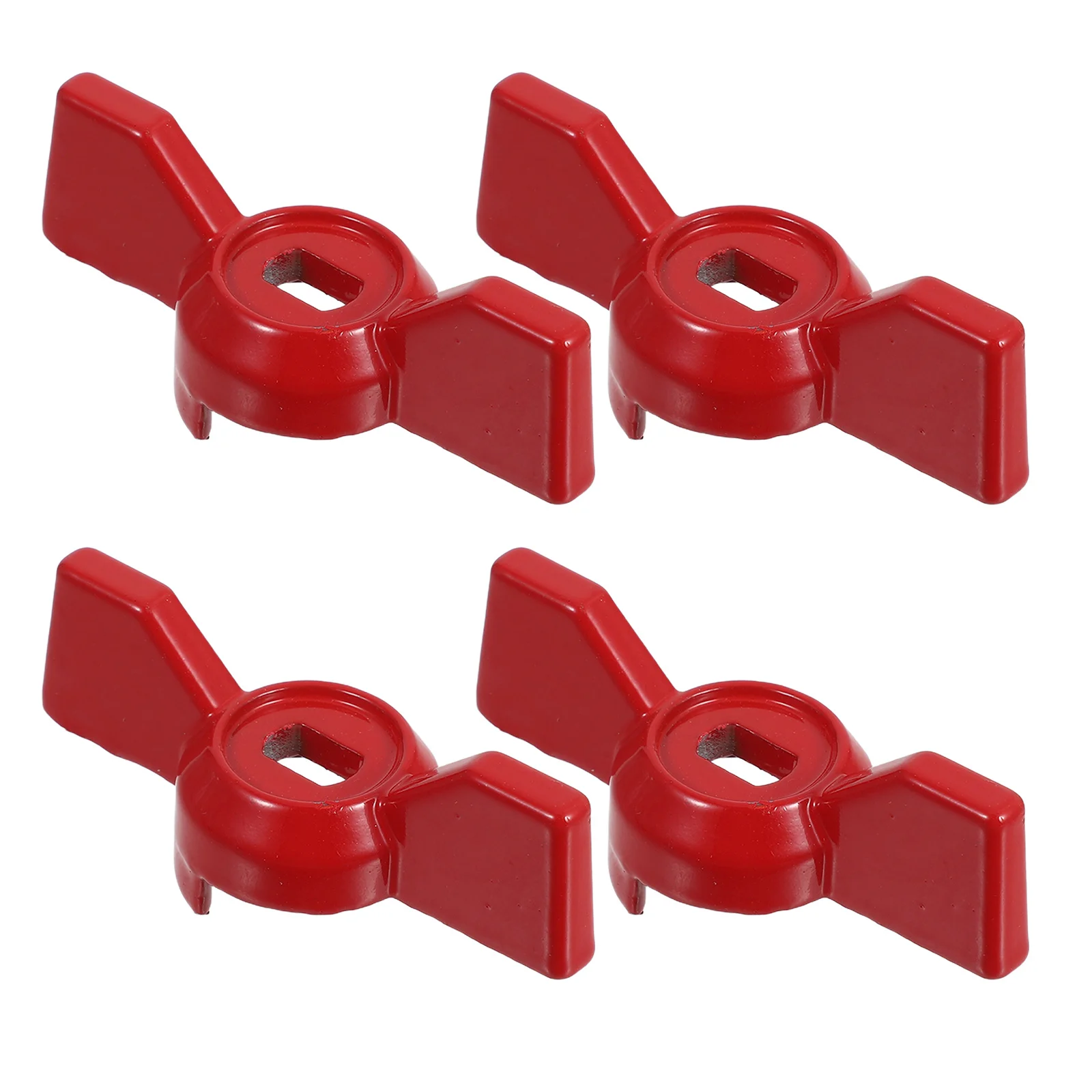 4Pcs Valve Butterfly Handle Universal Aluminum Alloy Valve Lever Outdoor Shut Off Replacement Garden Hose Spigot Handle