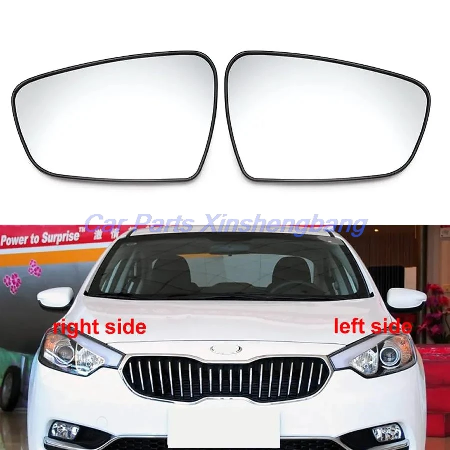 

For Kia K3 2013 2014 2015 2016 2017 Car Accessories Side Mirrors Reflective Lens Rearview Mirror Lenses Glass 1PCS