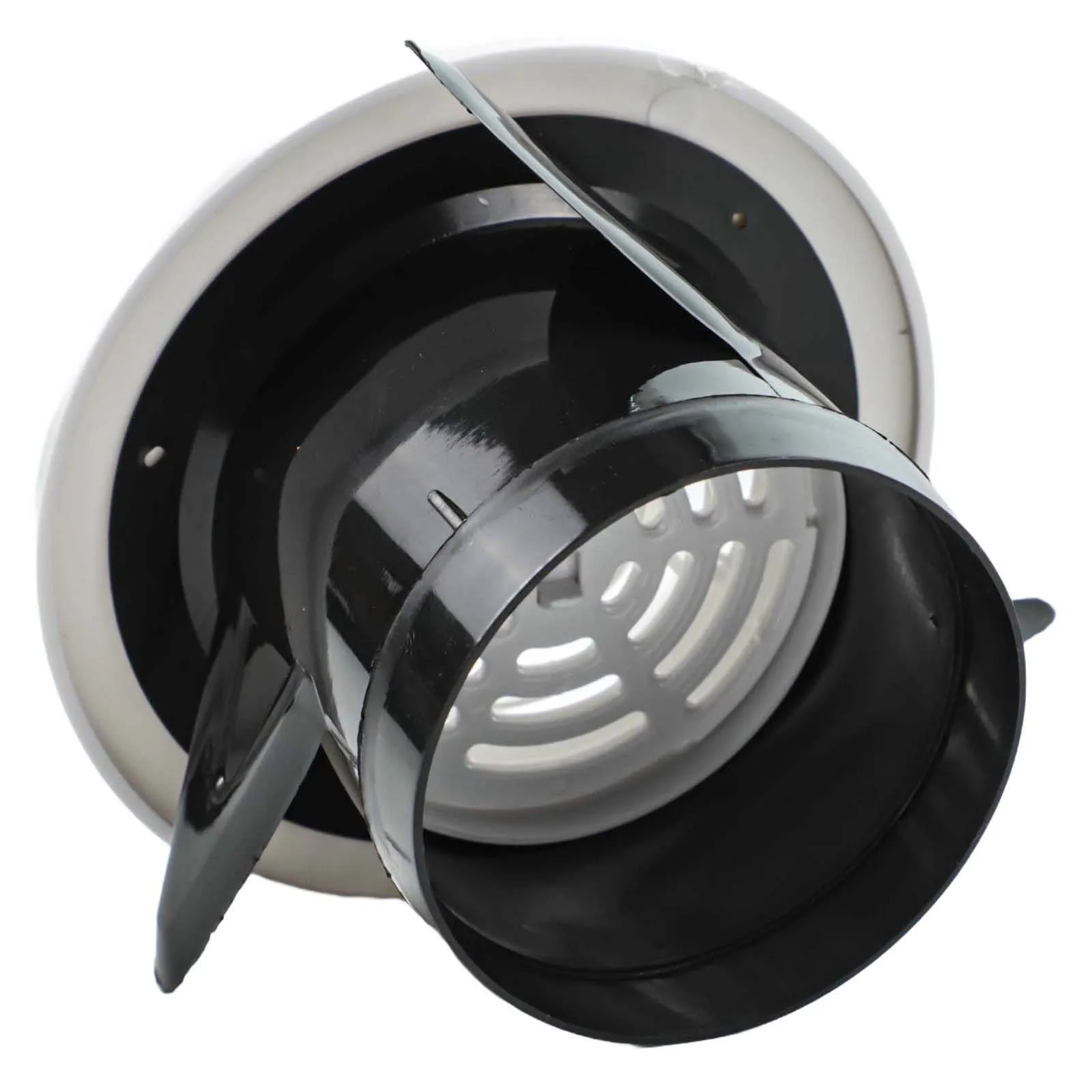 75-150mm Round Air Vent Louver Grille Cover Outlet Adjustable Heating Cooling for exhaust Fans Vent Ducting Ventilation Grilles