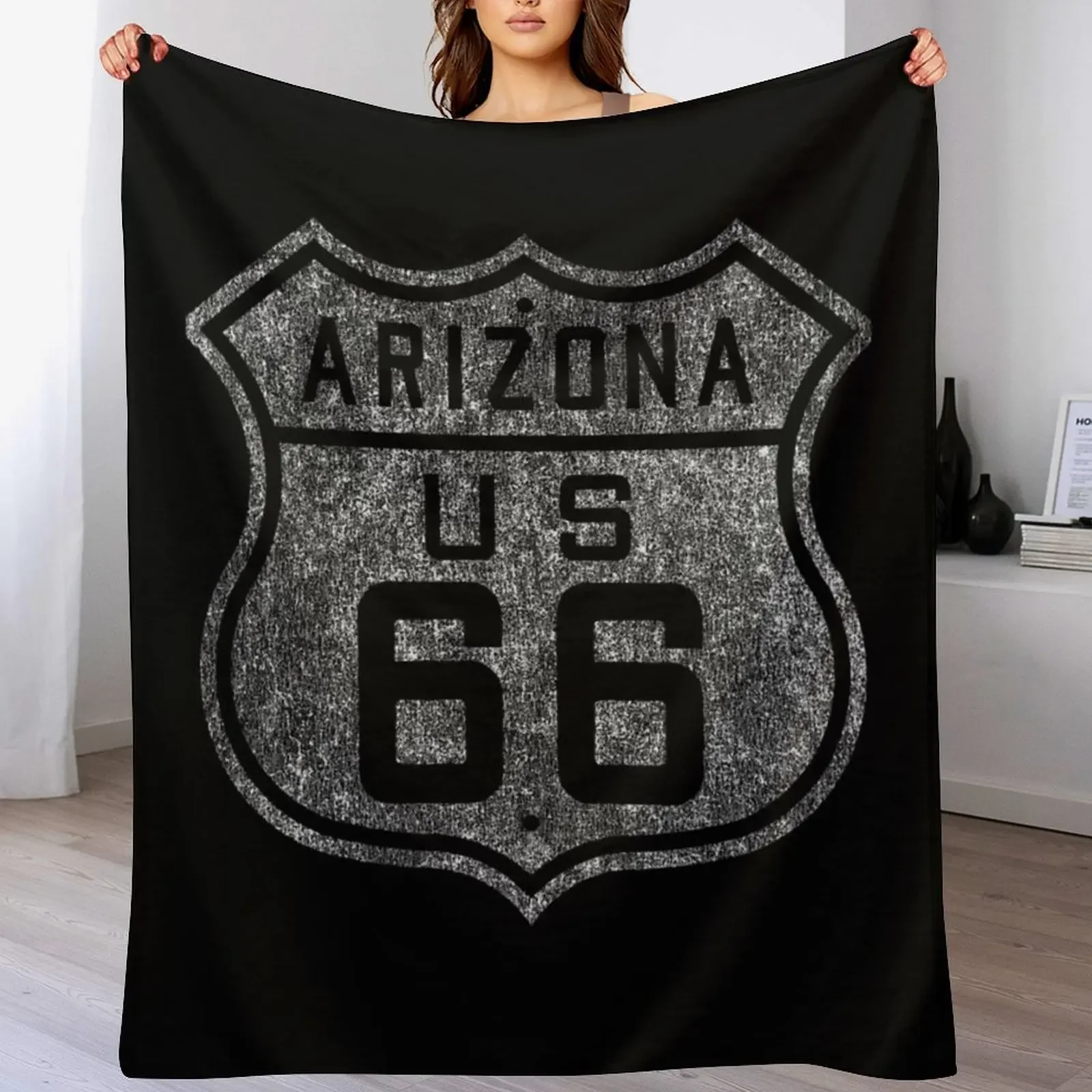 route 66 vintage flippin sweet gear transparent Throw Blanket Cute Shaggy Thermal Plaid Blankets