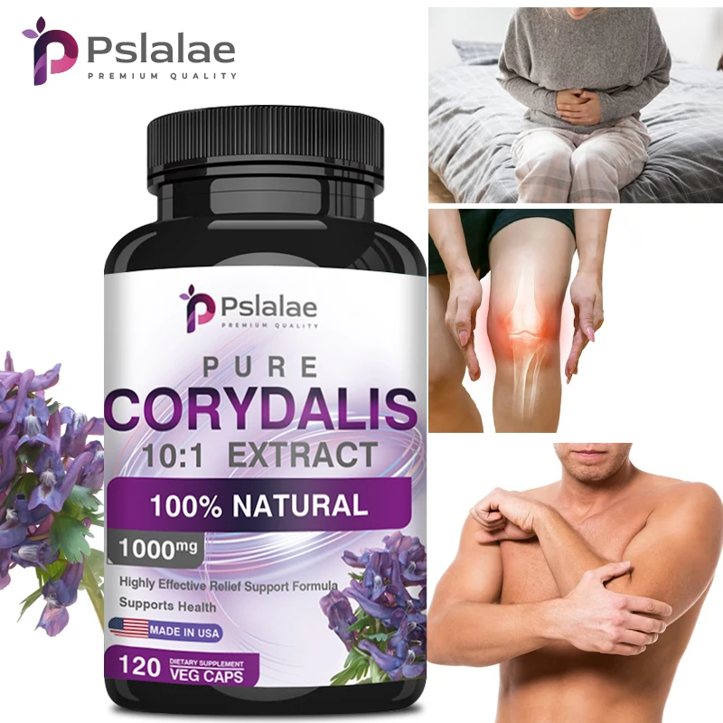 

Corydalis Extract - Muscle Relaxation and Pain Support Supplement for Men and Women