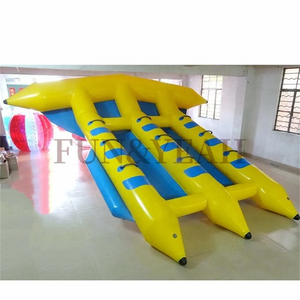 Inflatables float fly fish water sports boat inflatable float tube fishing flying boat pontoon