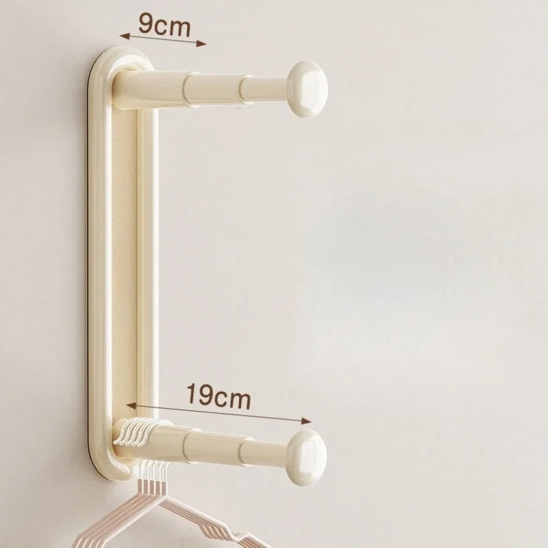 

Scalable Clothes Hanger Organizer Wall-Mounted Adjustable Clothes Hangers Storage Rack for Closet Laundry Room