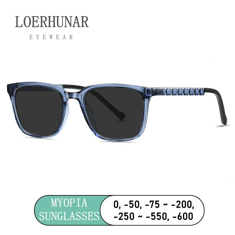 

Brand Design Myopia Sunglasses for Women and Men Outdoor Sunshade Anti Radiation UV400 Driving Fishing Optical Square Sunglasses