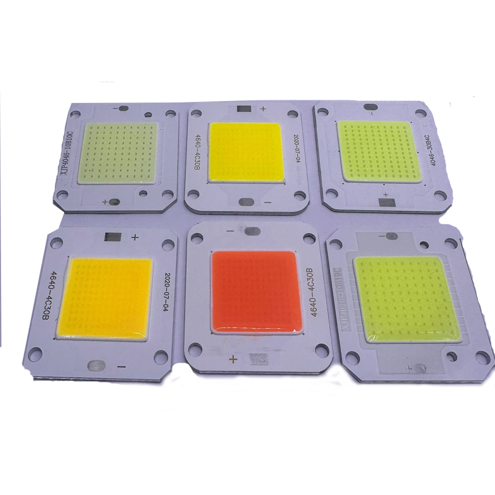 

1Pcs 3Pcs 10Pcs 50W warm white /white Cool white Full Spectrum High Power 12V 32V COB LED Chip Grow light