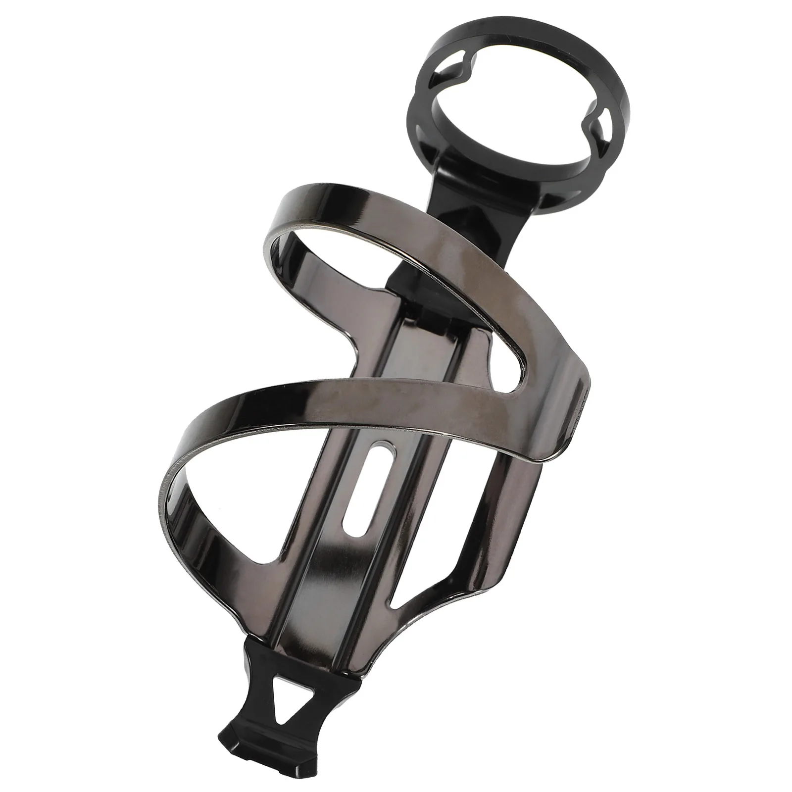 

Bicycle Water Holder Black Titanium Aluminum Alloy Water Bottle Holder Durable Rack Suitable Most Bottles Stable Design