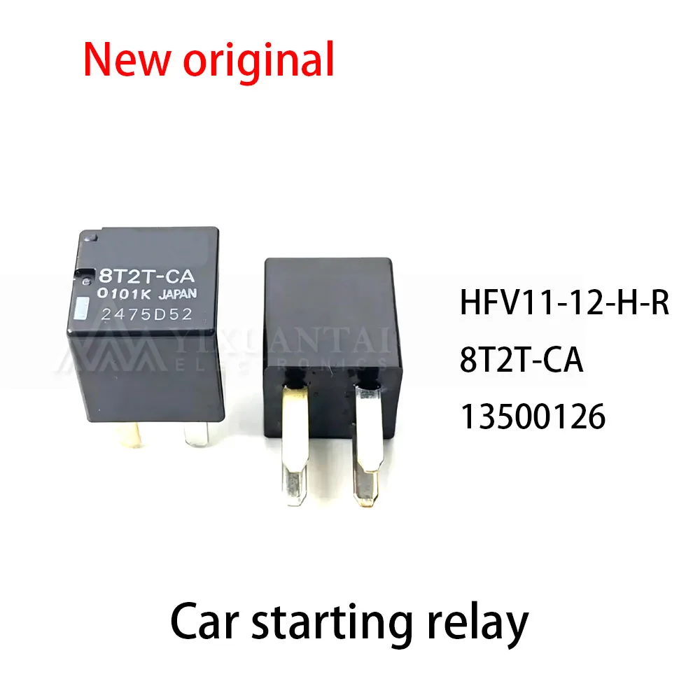 10Pcs HFV11-12-H-R 8T2T-CA 13500126 Car starter relay 12V 4-pin