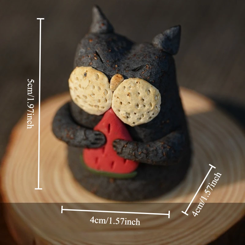 Maifan Stone Trio Canine Figurine Set Tea Ceremony Companion Paperweight Ceramic Artistry Handcrafted Curio Display Dog Decorate