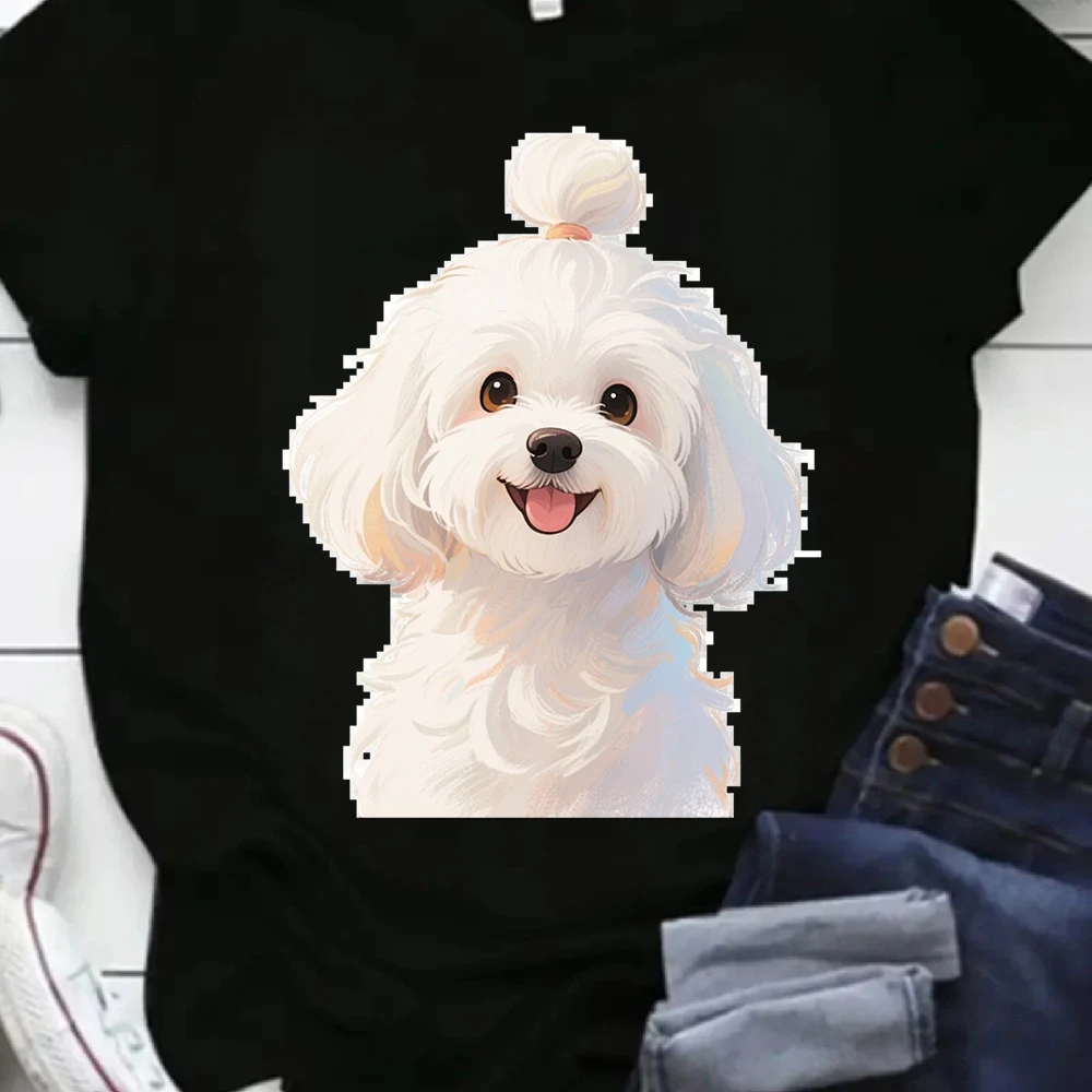 Street Fashion Theme - Kaos Oversize Bertema Anjing Gaya Eropa