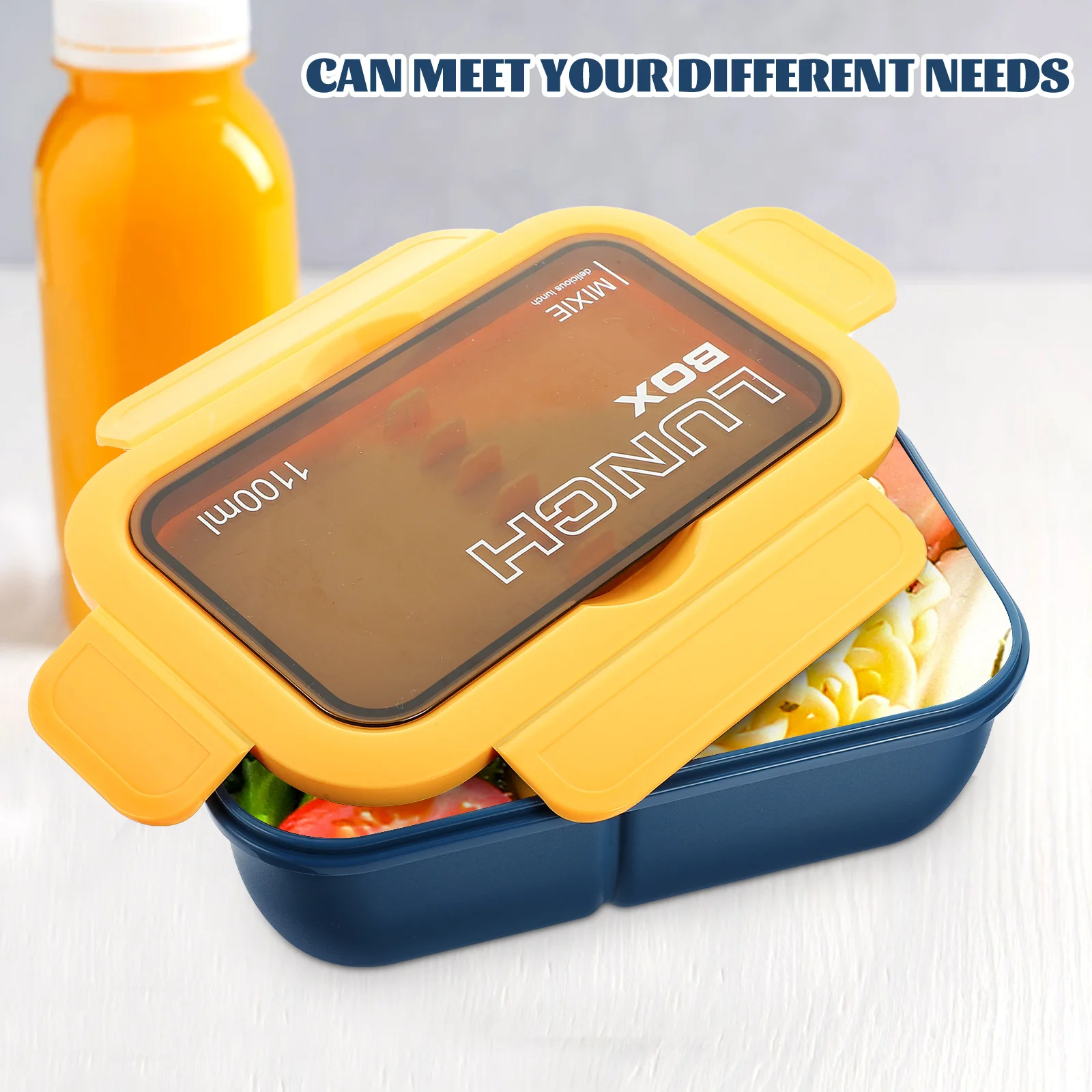 

Portable Lunch Containers Leakproof Food Storage for School Office KidsToddler Daycare Safe Microwave Use