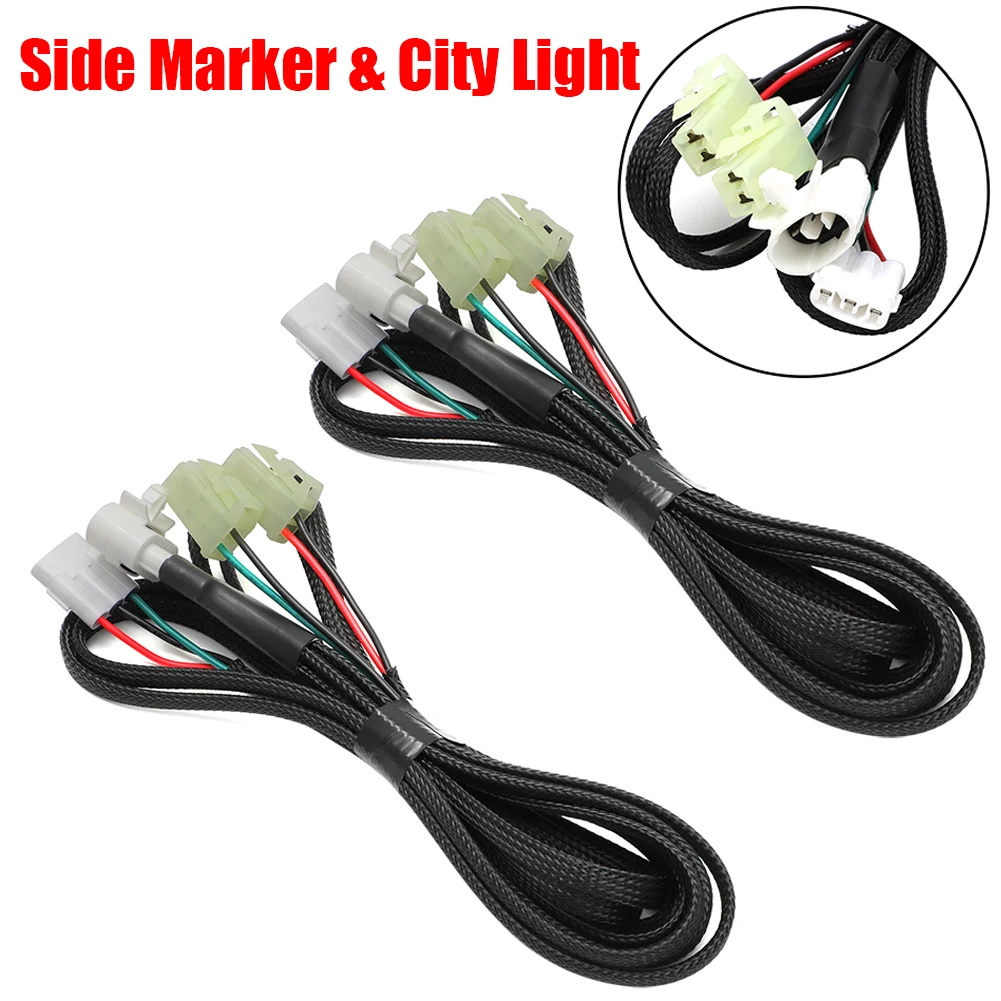 

2PC Side Marker & City Light Harness Connector For JDM EG6 EK9 DC2 Sides Markers & Headlights For Honda Civics For Honda Acura