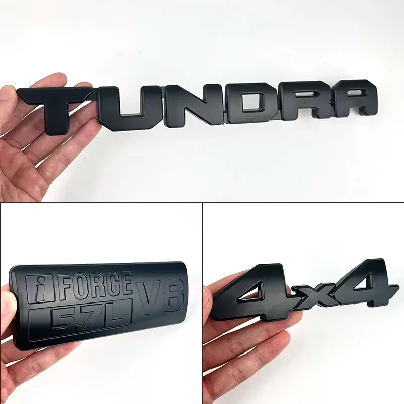 Matte Black Overlay Car Sticker for Toyota TUNDRA Pickup 4X4 SR5 V8 Modified Limited Edition Logo CoverRTAAE view 2