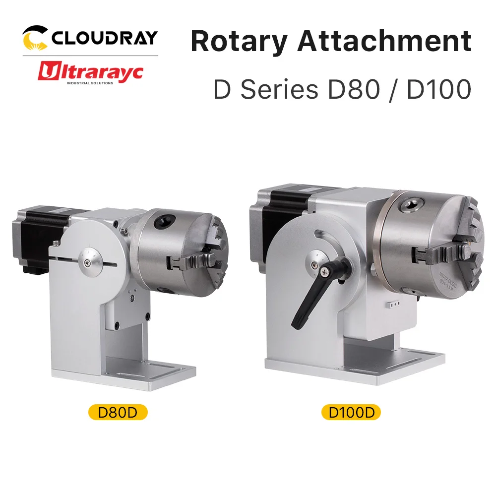 Ultrarayc Rotary Axis Laser Rotary Device with Three Chuck Engrave for Ring Bracelet  for Co2 & Fiber Laser Mark Cutting Machine