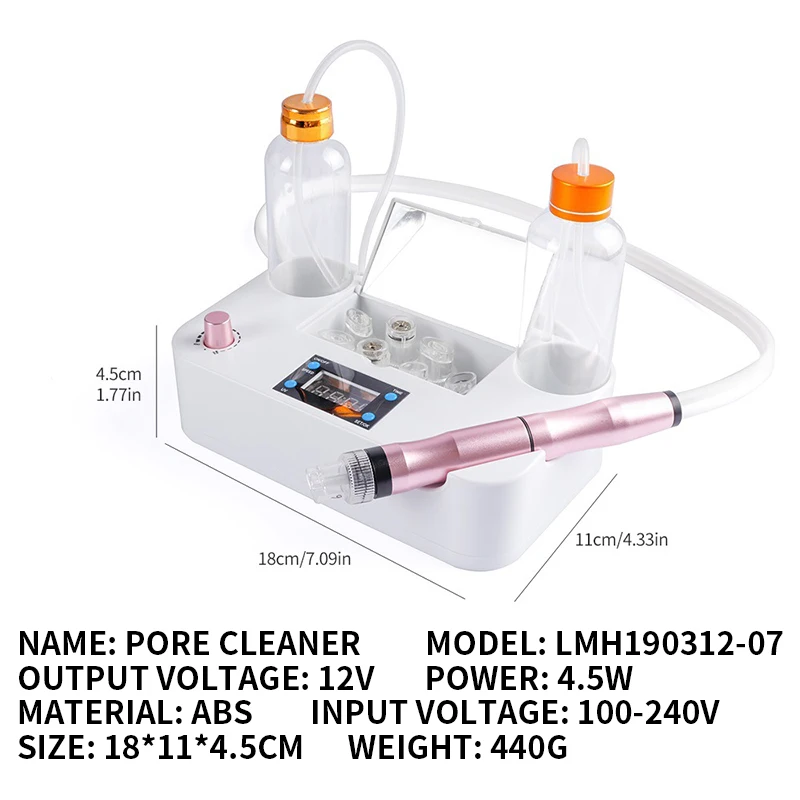 가정용 초미세 거품 청소 도구 미용 기기 블랙 헤드 모공 흡입 얼굴 청소 및 회춘 미용
