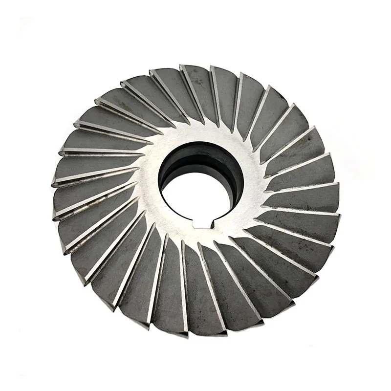 115mm 26T HSS Asymmetrical Double Angle Single Blade Slitting Saw Blade for Plastic Machinery