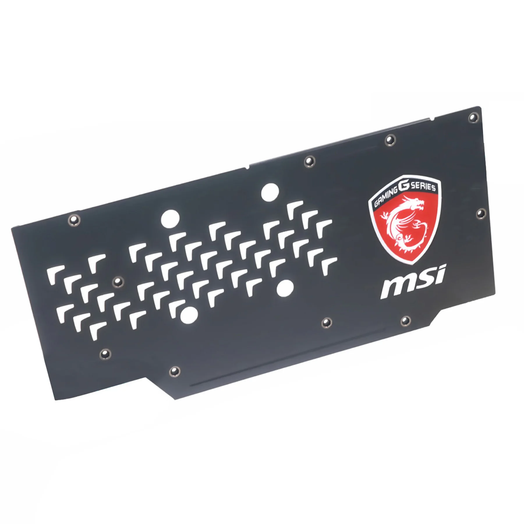 ゲーム用の新しいバックプレート,ビデオカードとrgbバックプレーン,msi gtx 1060, 1070,1070ti,1080,red dragon,クアッドシルバー,デューク,アーマー
