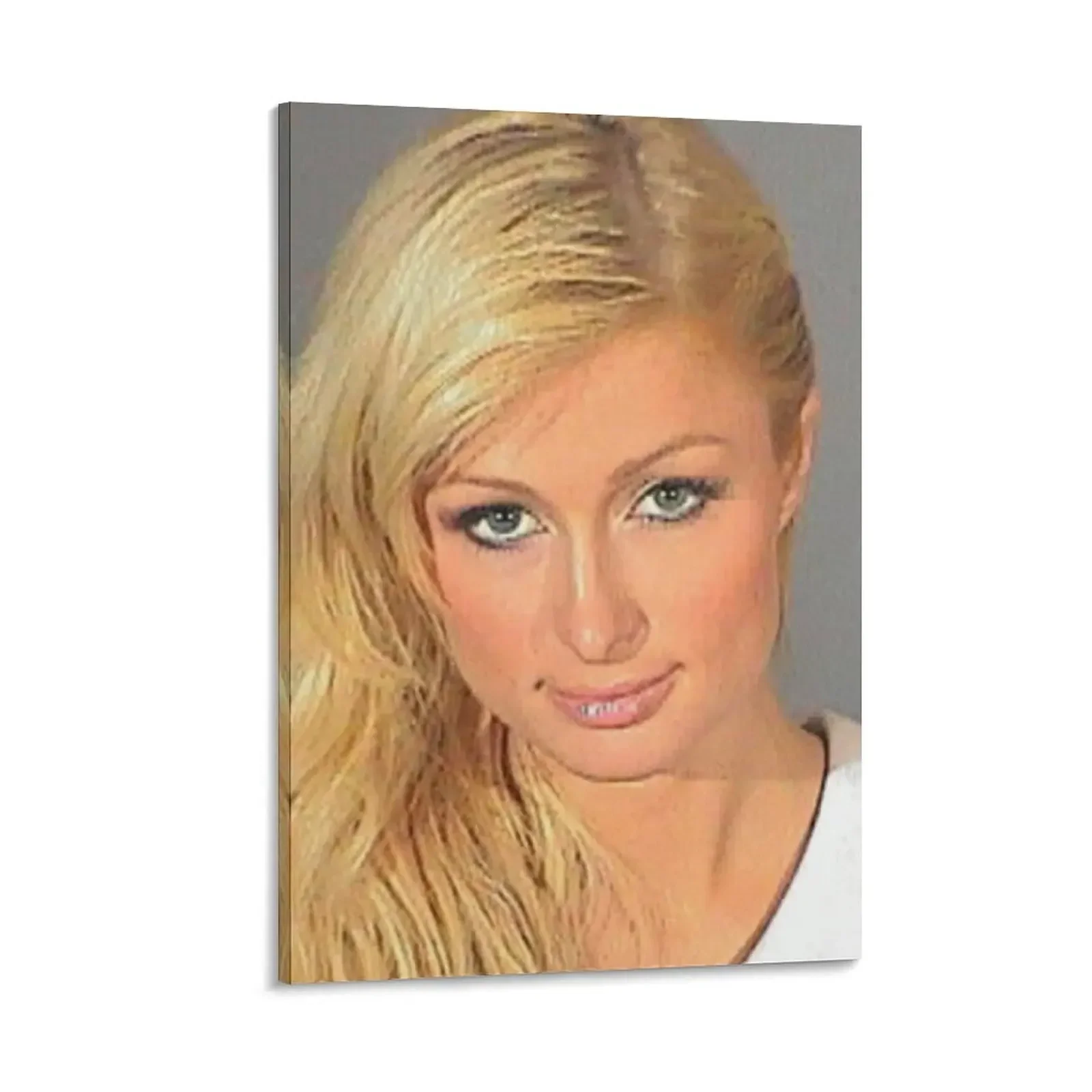 

Paris Hilton's 2007 Mugshot Canvas Painting japanese room decor Decoration for home Home decoration