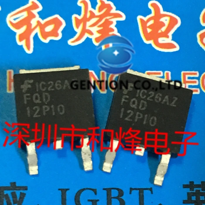 

10 шт. FQD12P10 TO-252 в наличии 100% новые и оригинальные