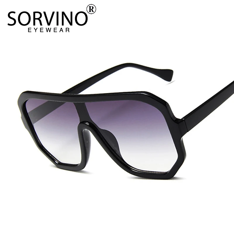 

SORVINO Vintage Shades For Women Luxury Visor Sunglasses Men 2020 Oversized Futuristic Brand Designer 90s Pilot Sun Glasses P354