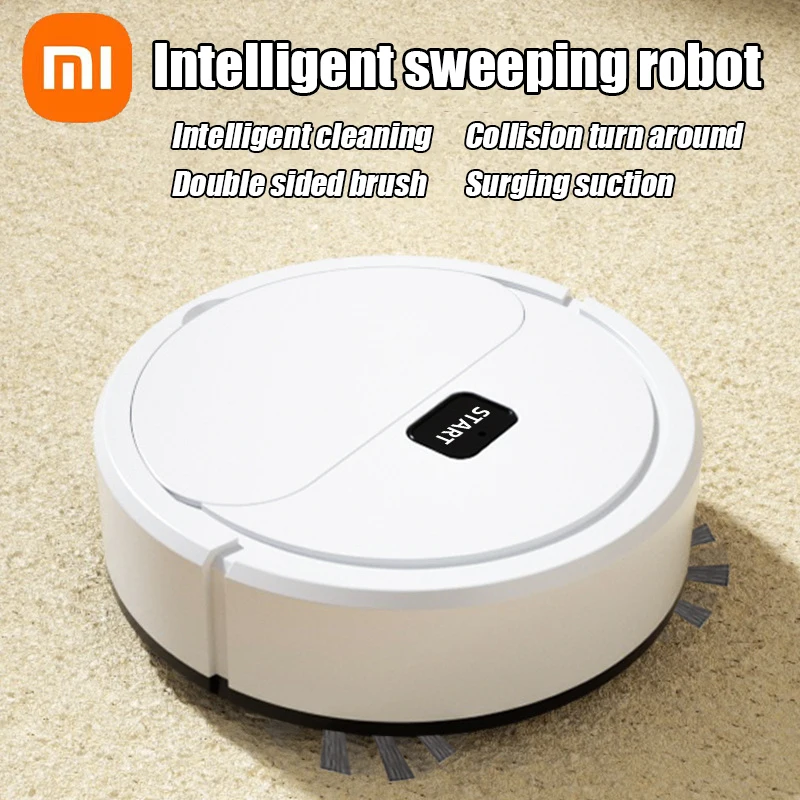 NEW Xiaomi Smart Sweeping Robot Mini Silent Vacuum Cleaner Sweep Mop Brush Three-in-one Multi-function Cleaning Machine for Home