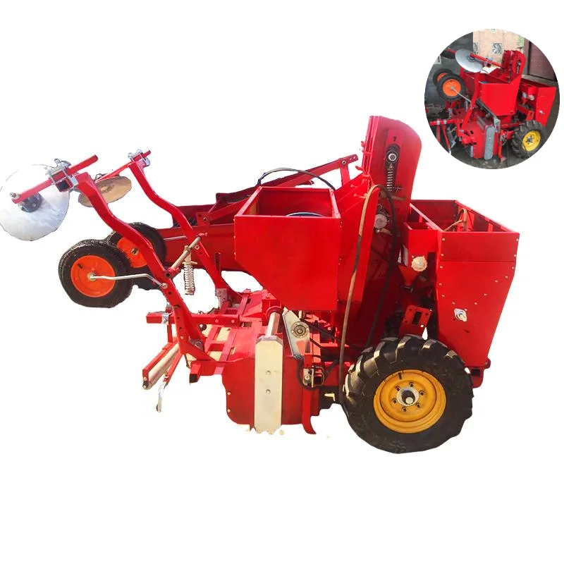 

Hot sale Rear-mounted tractor planter Sweet Potato and Groundnut Mulching Planting Machine Single-row potato planter