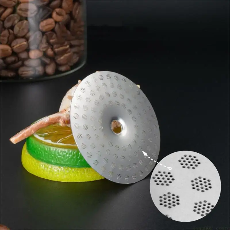 D0AB Quality Coffee Sintering Disc Water Distribution Net Coffee Filter Disk Stainless Steel Filter Home Brewing Accessories