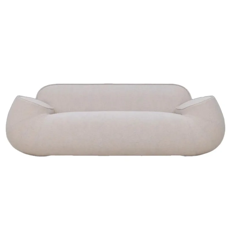 

Italian minimalist small apartment single double cloth sofa