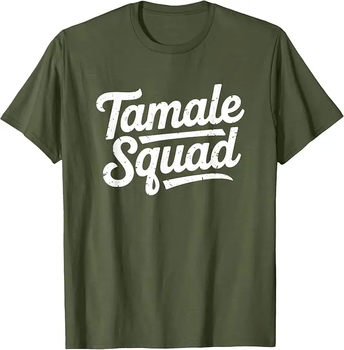 Tamale Squad Shirt – Lustiges T-Shirt mit mexikanischem Essen und Familienmotiv, Y2k-Buchstaben, bedrucktes, personalisiertes Spruch-T-Shirt, weiche Baumwollkleidung – Detail 11
