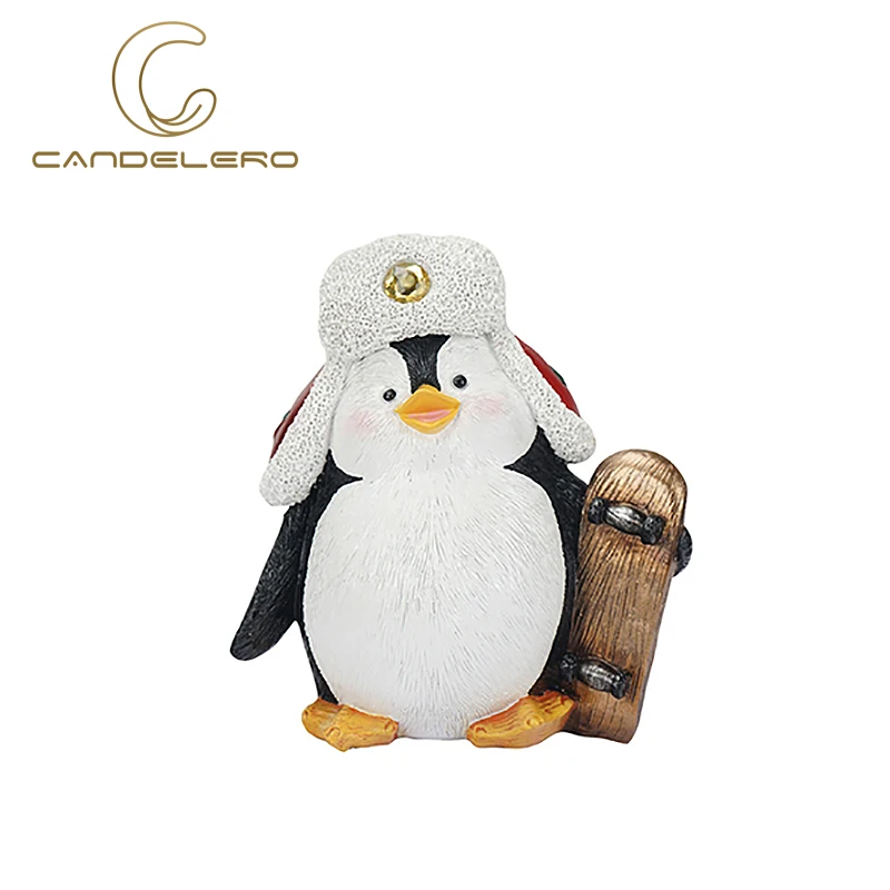 

Decoration Christmas Animal Sculptures Modern Resin Statues For Home Decor Living Room Accessories Christmas Ornaments Penguins