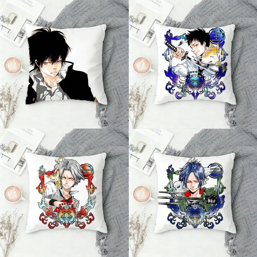 

Hitman Reborn Classic 2000s Anime Double-sided Printed Square Decorative Cushion Cover for Sofa Living Room Home Decor