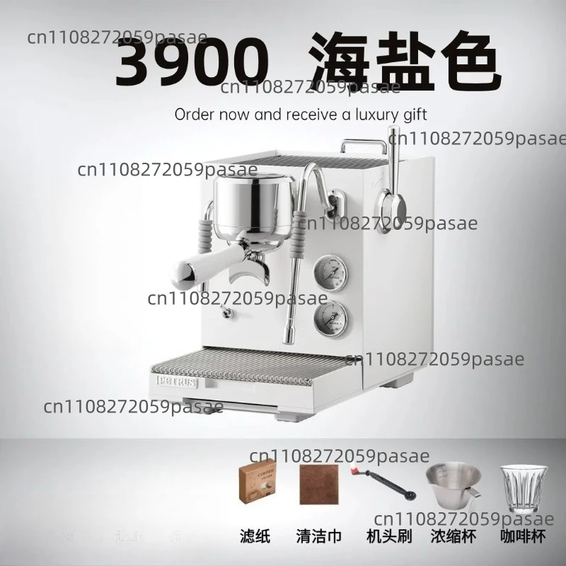 EM3900 Electric Stainless Steel Espresso Coffee Machine Portable Brew System with Hot Water System for Household and Hotel Use