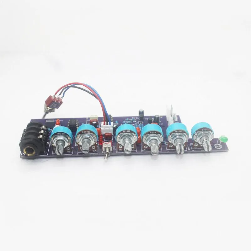 new DIY Electric Guitar Speaker Front-end Board Outdoor Guitar Speaker Front-end DC9-20V Single DC Power Supply Front-end Board