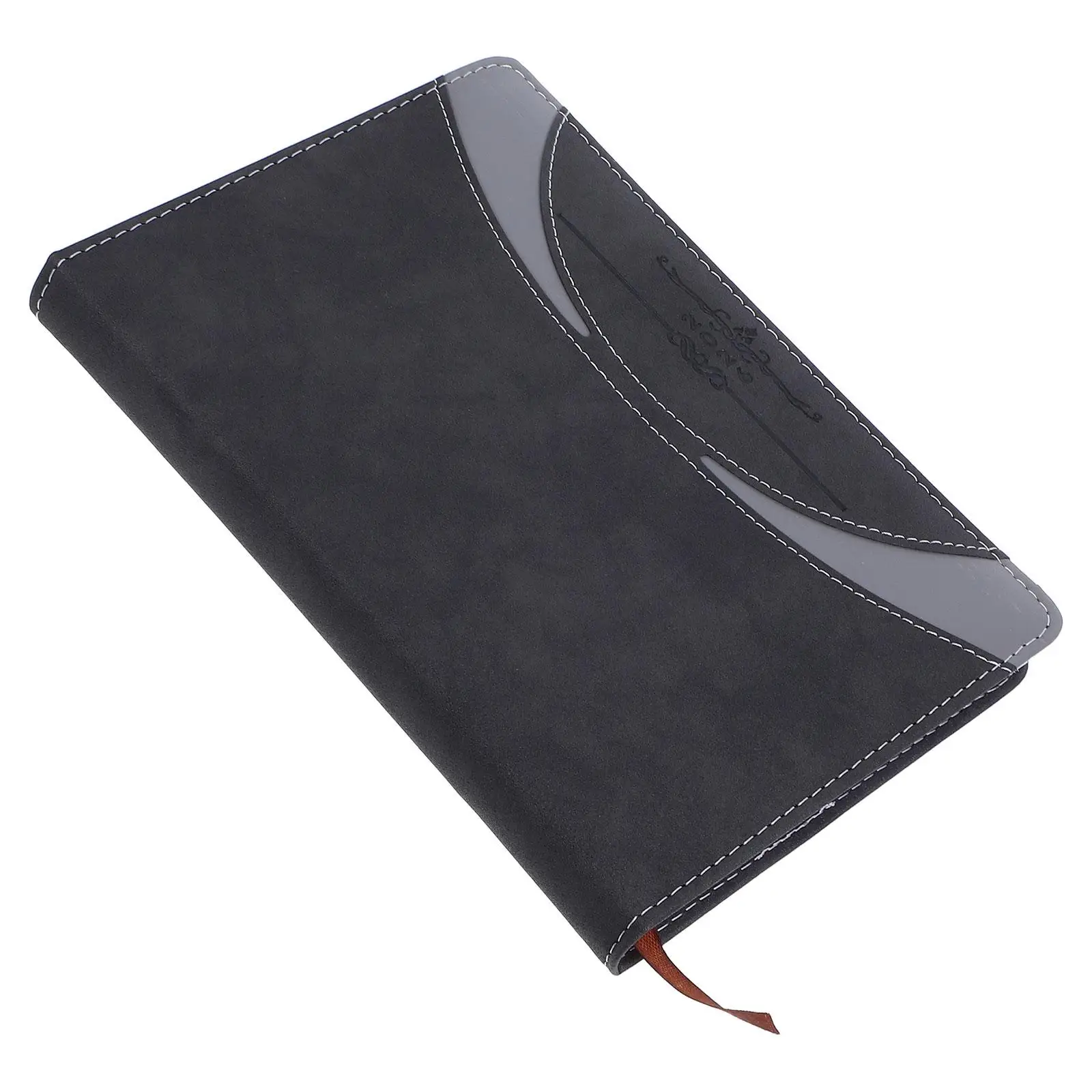 

2026 дневник-трекер, мужской журнал с пустой подкладкой, черный винтажный чехол из искусственной кожи для офиса