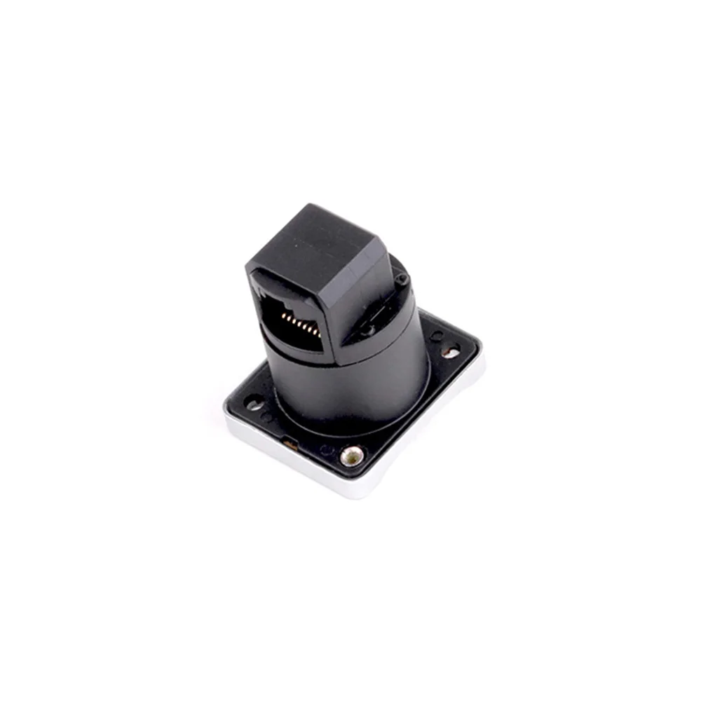 Painel impermeável Mount Fêmea Socket Jack Signal, RJ45 Interface, conector do cabo LAN, Cat5, 5e, 8P8C, Ethernet, 1Pc
