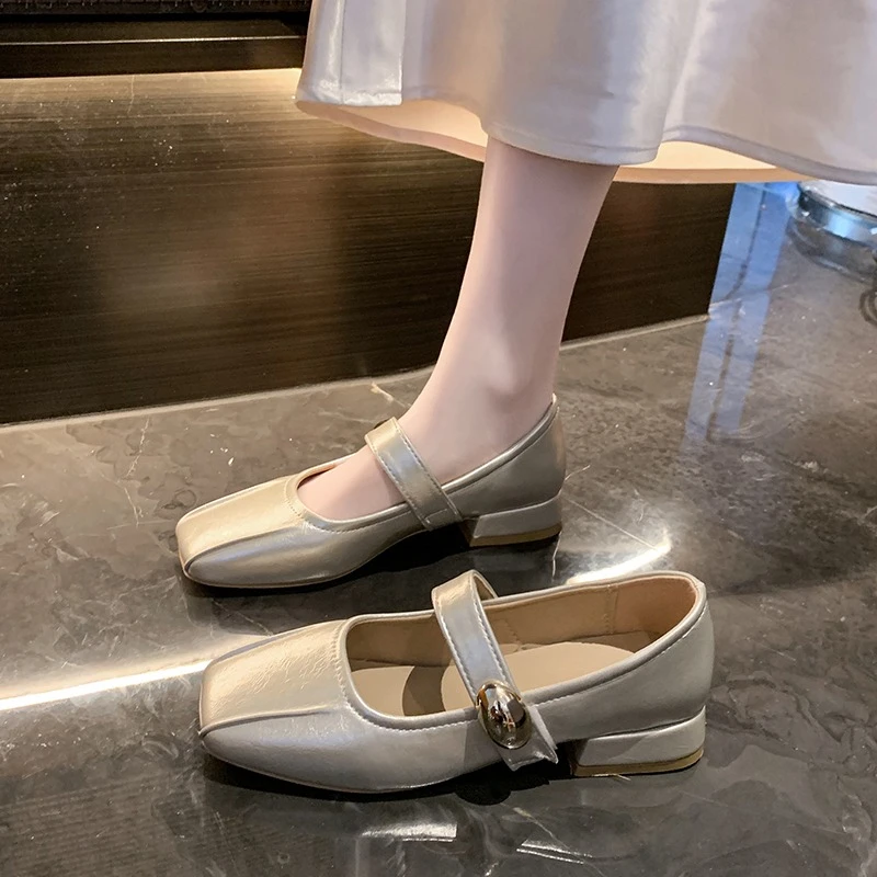 

Женские лоферы на плоской подошве, дизайнерская спортивная обувь с мелким платьем, осенняя обувь Мэри Джетаса, мода 2024, уютная прогулочная обувь Chaussure Femme