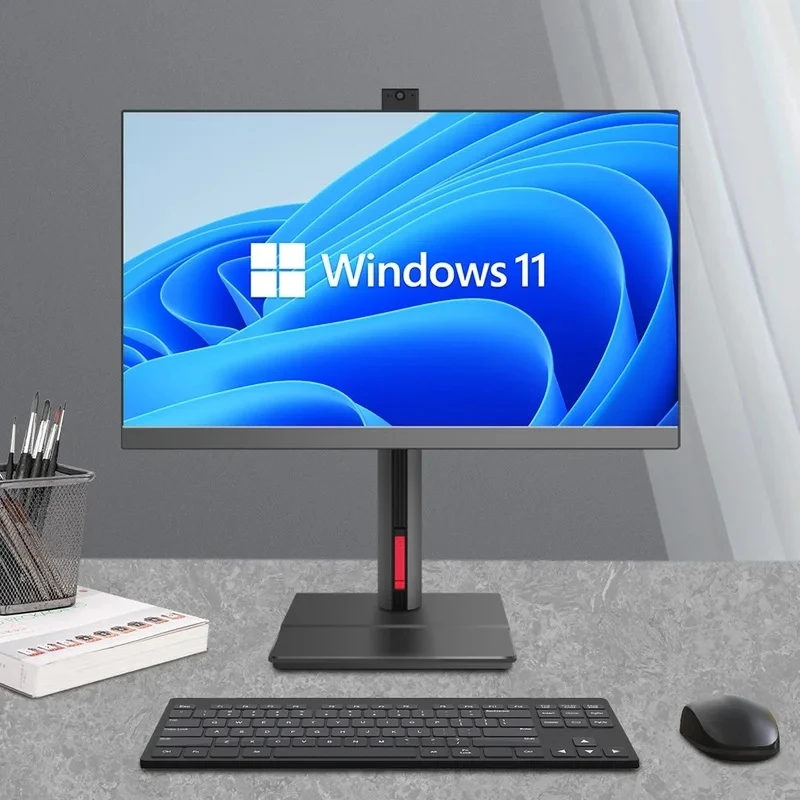 Windows 11 All‑in‑One Desktop PC 27 Inch with Retractable Lifting Camera Home Business Office All‑in‑one Computer